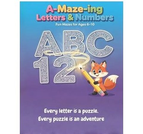 A-Maze-ing Letters & Numbers cover