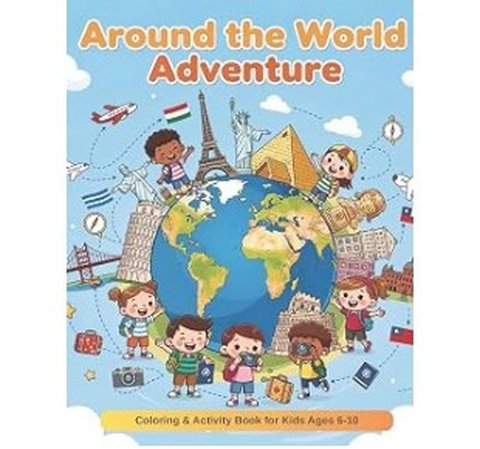 Color Your Way Around the World cover
